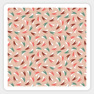 Vibrant Apple Slice Fruit Pattern Sticker